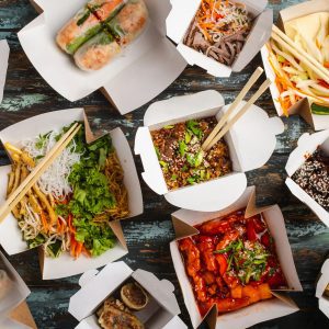 Chinese take away boxes