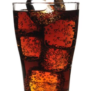Glass with cola