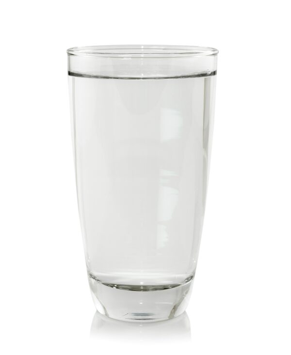 Glass with water